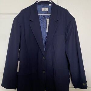 Aritzia oversized navy blazer
